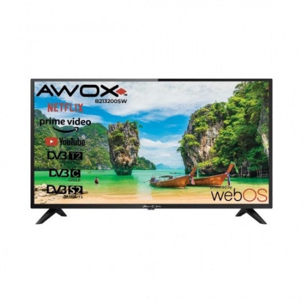 Awox B213200SW 32'' 80 Ekran Uydu Alıcılı HD webOS Smart LED TV