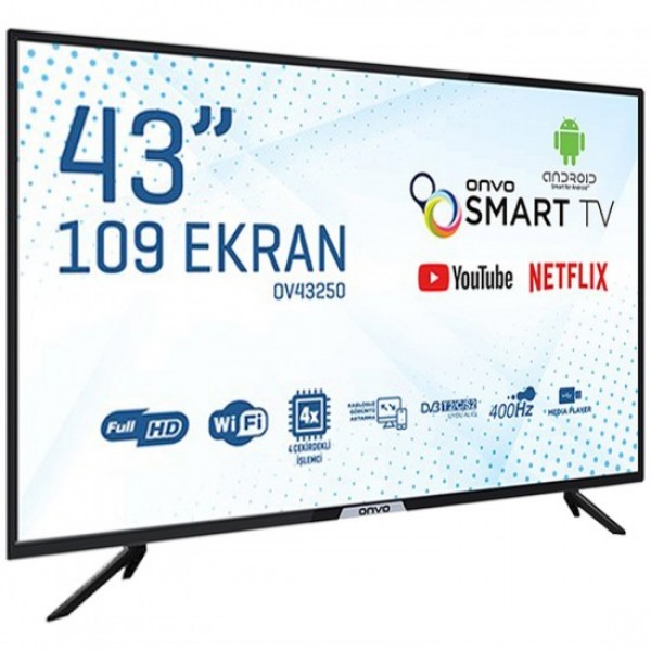 Onvo OV43250 43" 109 Ekran Uydu Alıcılı Full HD Android Smart LED TV