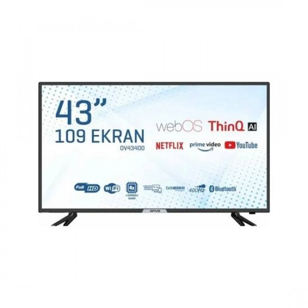 Onvo OV43400 43" 109 Ekran Uydu Alıcılı Full HD WebOS Smart LED TV