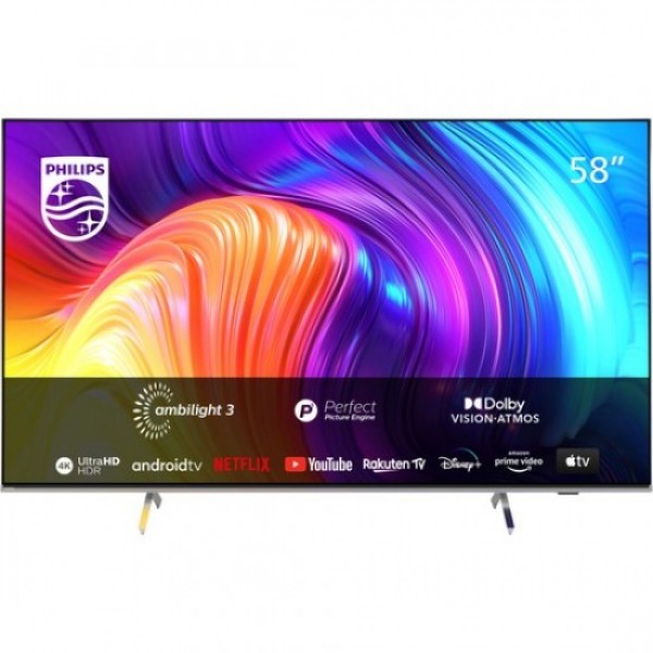 Philips 58PUS8507 58" 4K Ultra HD Uydu Alıcılı Android Smart LED TV