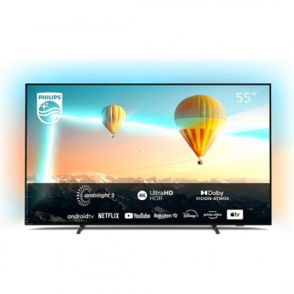 Philips 55PUS8007 55" 4K Ultra HD Uydu Alıcılı Android Smart LED TV